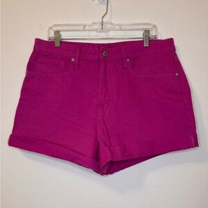 NEW Wild Fable Sz 14/32R Hot Pink Jean Shorts 100% Cotton
